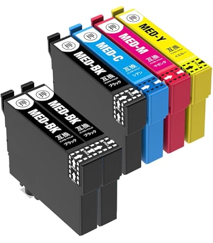 Amazon.co.jp: MED-4CL メダマヤキ エプソン用 互換 インク